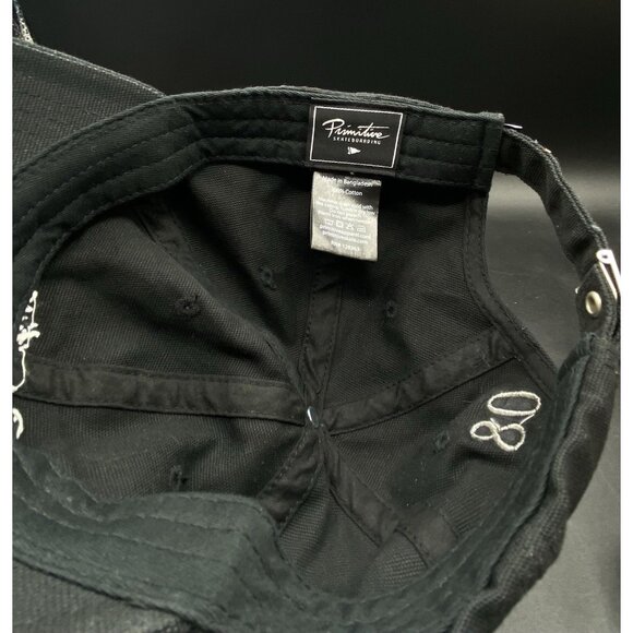 2008 Primitive Skateboarding Good For Life Black Strap Back Hat Vintage - Picture 6 of 9